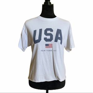 John Galt USA Crop Shirt